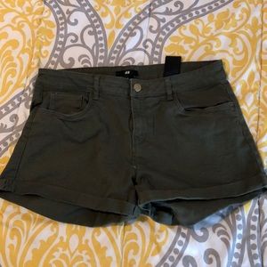 Dark Green Shorts